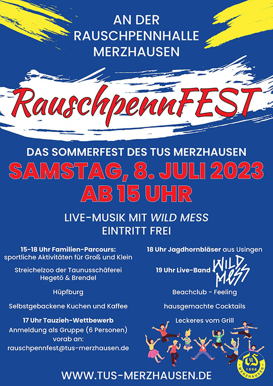 2. Rauschpennfest - Samstag, 08.Juli 2023 ab 15 Uhr