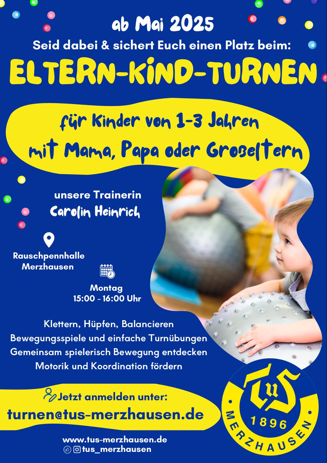 Eltern-Kind-Turnen beim TuS Merzhausen