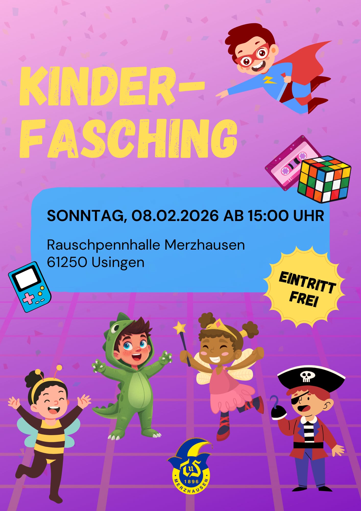 Kinderfasching 2026 - TuS Merzhausen 